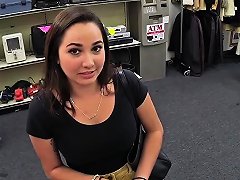 College Teen Gets Fucked Hardcore By The Pawnshop Owner