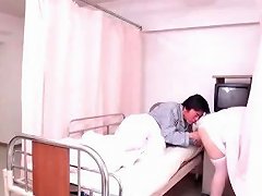 Tiny Japanese Nurse Giving A Blowjob Part4
